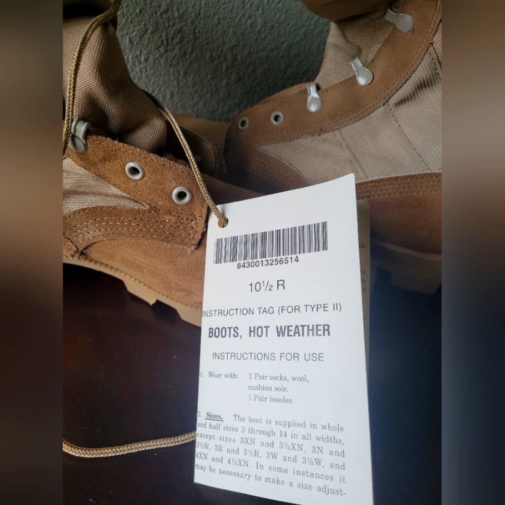 Military boots men's 10.5 hot weather